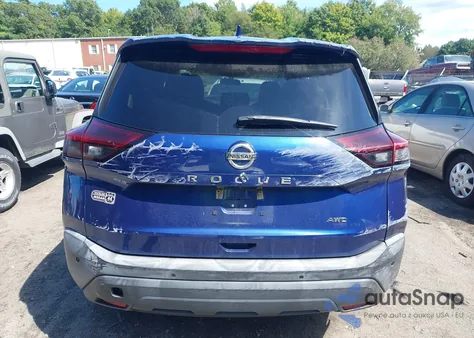 2021 Nissan Rogue S Intelligent Awd z USA, uszkodzony, nr VIN 5N1AT3AB8MC758794